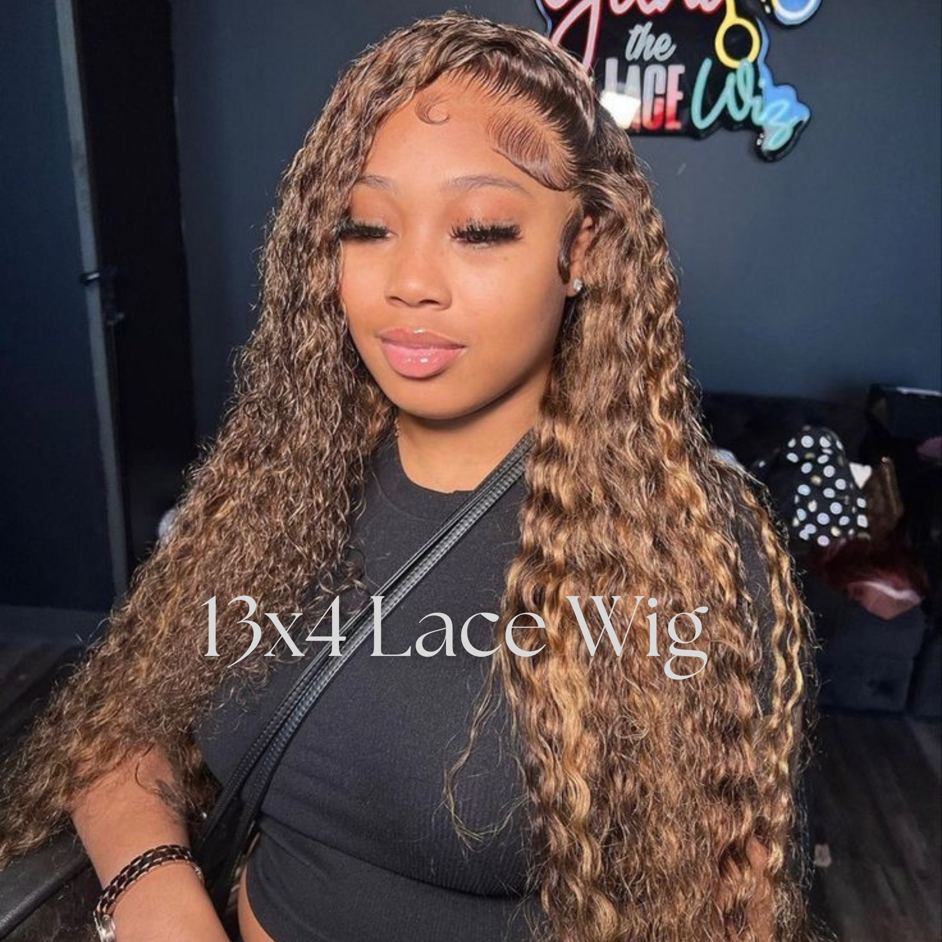 GLÀMDRIP Signature Honey Blonde Deep Wave HD Lace Wig (13x4 & 13x6 Options)